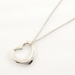 Tiffany & Co. Heart Necklace 22mm Model Silver 925 Approx. 7.1g Open Women's