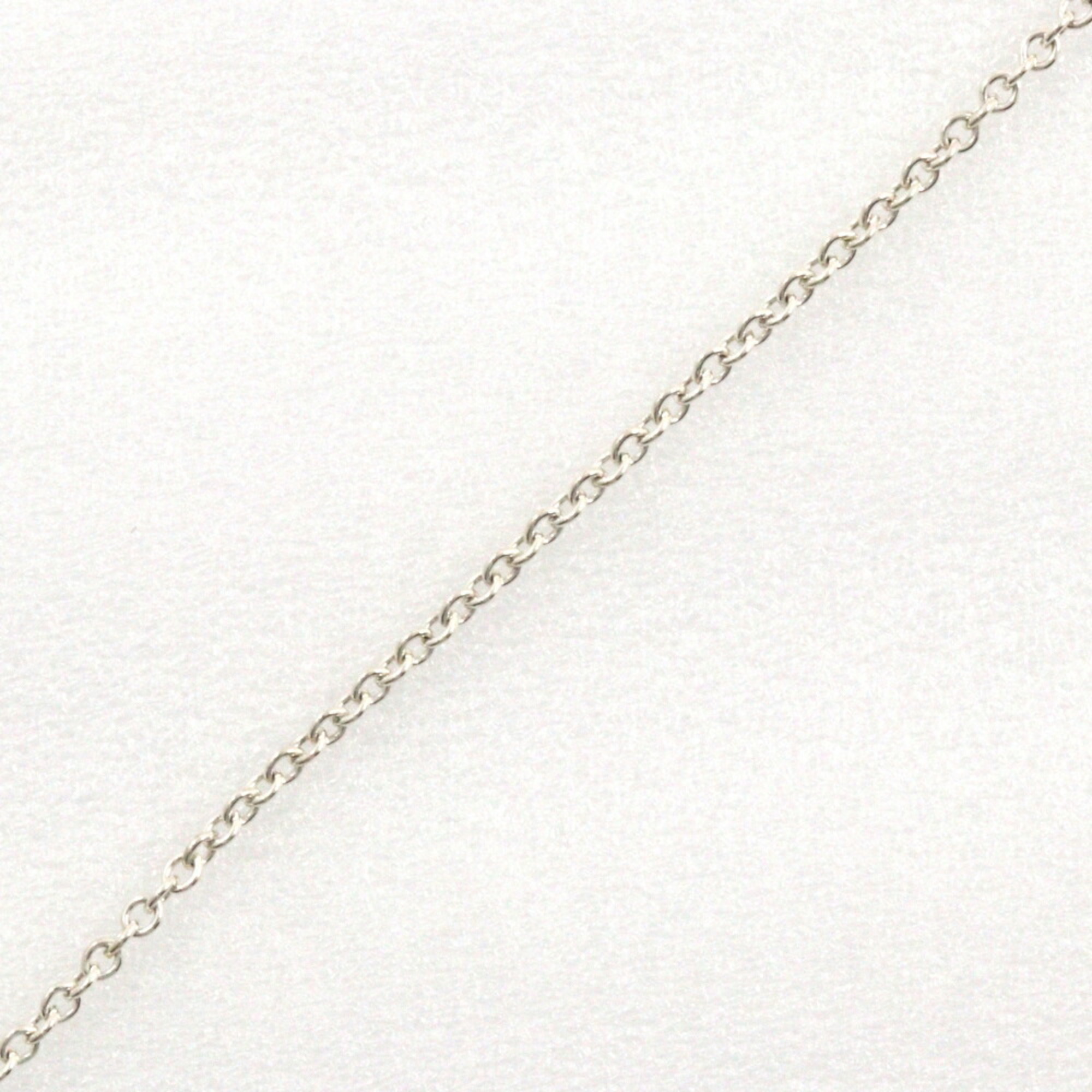 Tiffany & Co. Heart Necklace 22mm Model Silver 925 Approx. 7.1g Open Women's