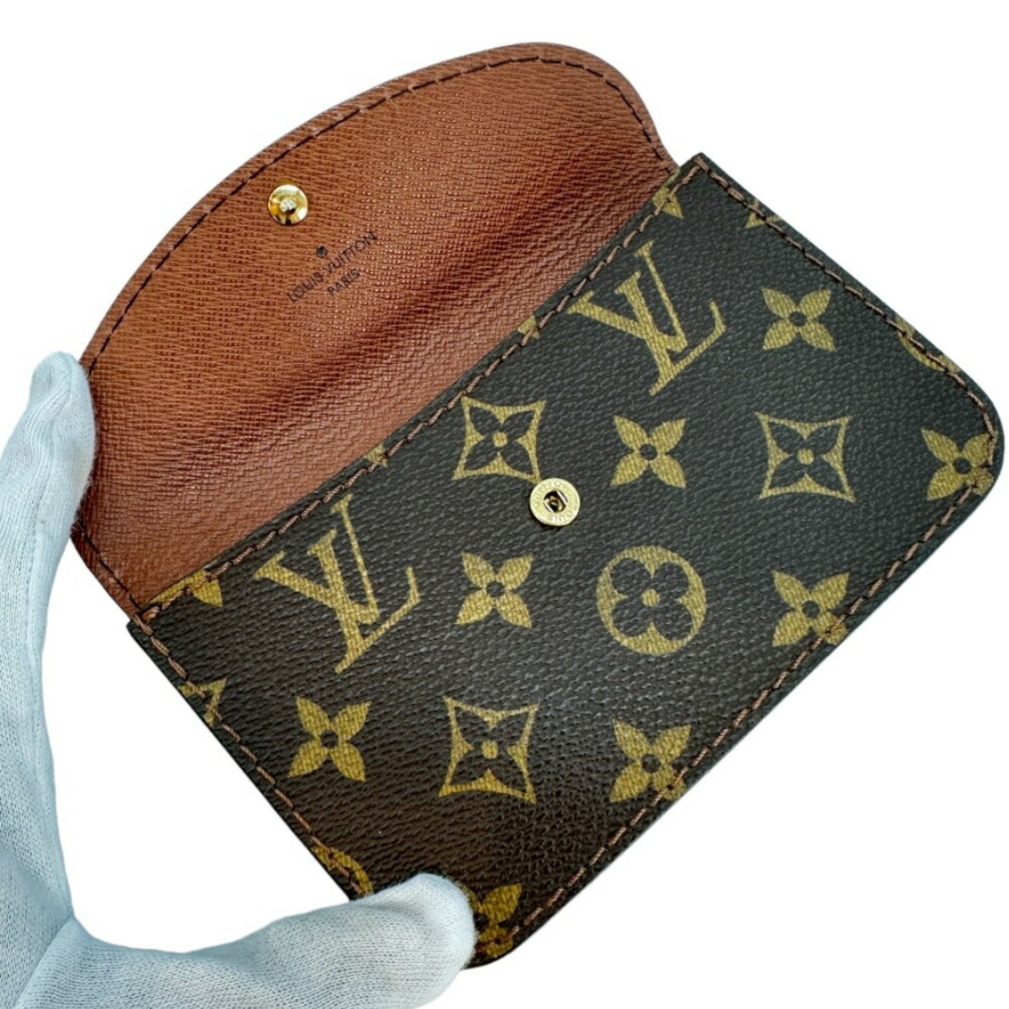 Louis Vuitton Saint Tulle Pochette Solo Waist Bag Pouch Only M6948U Monogram Canvas Snap Button Unisex