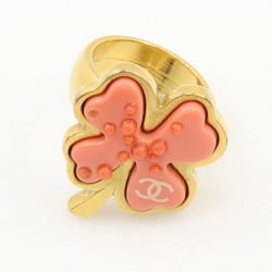 Chanel CHANEL Size 13 Ring, Gold Plated, 03 P Clover, Approx. 12.3g, Women's