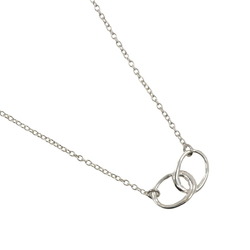 Tiffany & Co. Double Loop Necklace, Silver 925, Approx. 1.69g, Loop, Women's