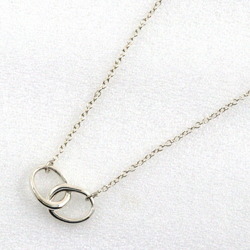 Tiffany & Co. Double Loop Necklace, Silver 925, Approx. 1.69g, Loop, Women's