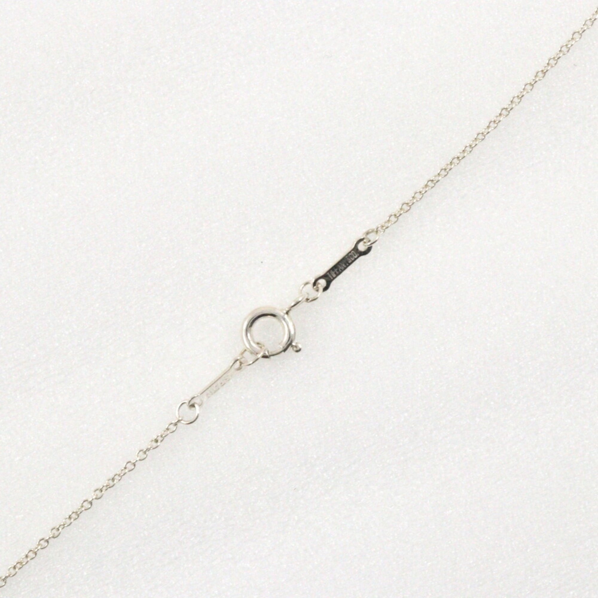 Tiffany & Co. Curved Heart Necklace, Silver 925, Approx. 4g, heart, Women's