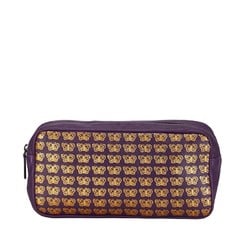 Bottega Veneta Butterfly Pouch Purple Leather Women's BOTTEGAVENETA