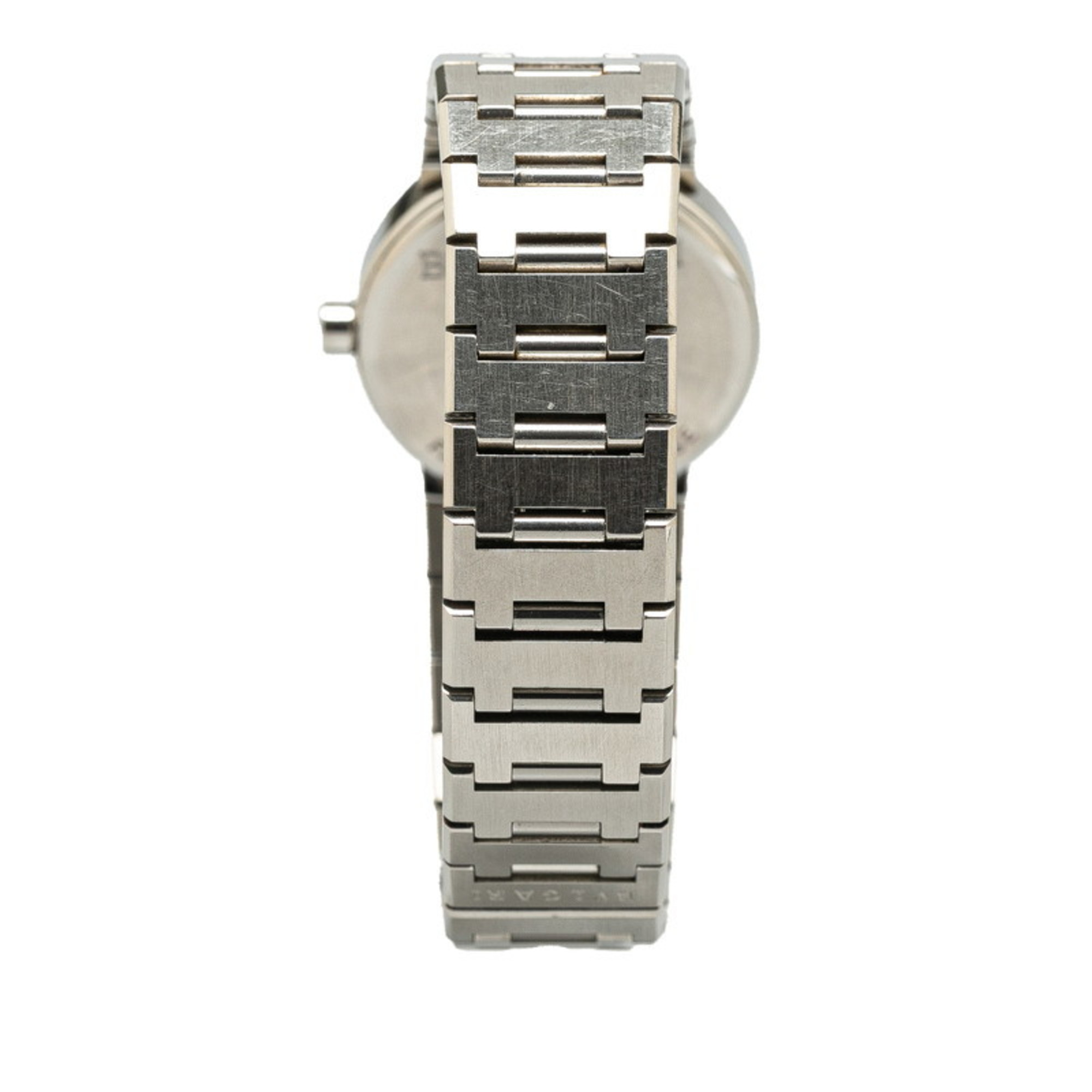 BVLGARI Watch BB30SS Quartz Black Dial Stainless Steel Women's