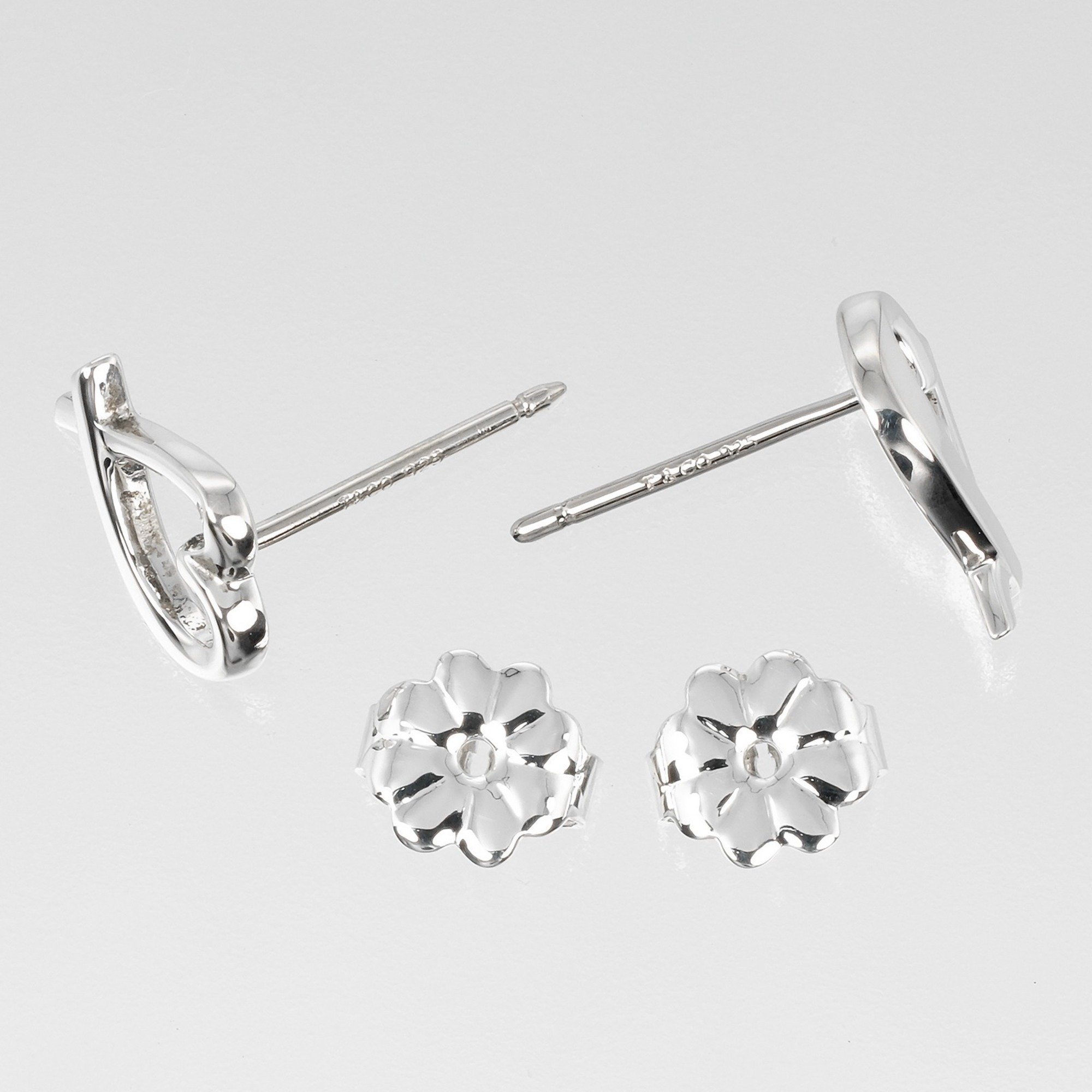 Tiffany & Co. Loving Heart Earrings, 925 Silver, approx. 1.22g