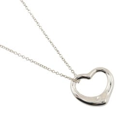 Tiffany & Co. Heart Necklace, Silver 925, Approx. 6.93g, Open Heart, Women's