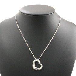 Tiffany & Co. Heart Necklace, Silver 925, Approx. 6.93g, Open Heart, Women's