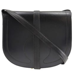 Hermes HERMES Gallopard Shoulder Bag Box Calf Flap Women's