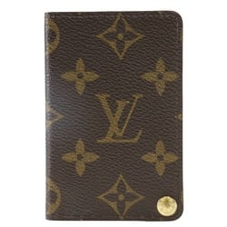 Louis Vuitton LOUIS VUITTON Porte Cartes Credit Pression Card Case M60937 Monogram Canvas 2004 BU0054 Snap Button Unisex