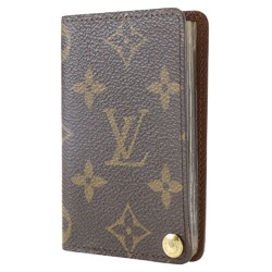 Louis Vuitton LOUIS VUITTON Porte Cartes Credit Pression Card Case M60937 Monogram Canvas 2004 BU0054 Snap Button Unisex