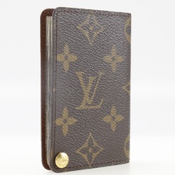 Louis Vuitton LOUIS VUITTON Porte Cartes Credit Pression Card Case M60937 Monogram Canvas 2004 BU0054 Snap Button Unisex