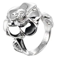 CHANEL Camellia size 8 ring, K18WG white gold, approx. 9.96g