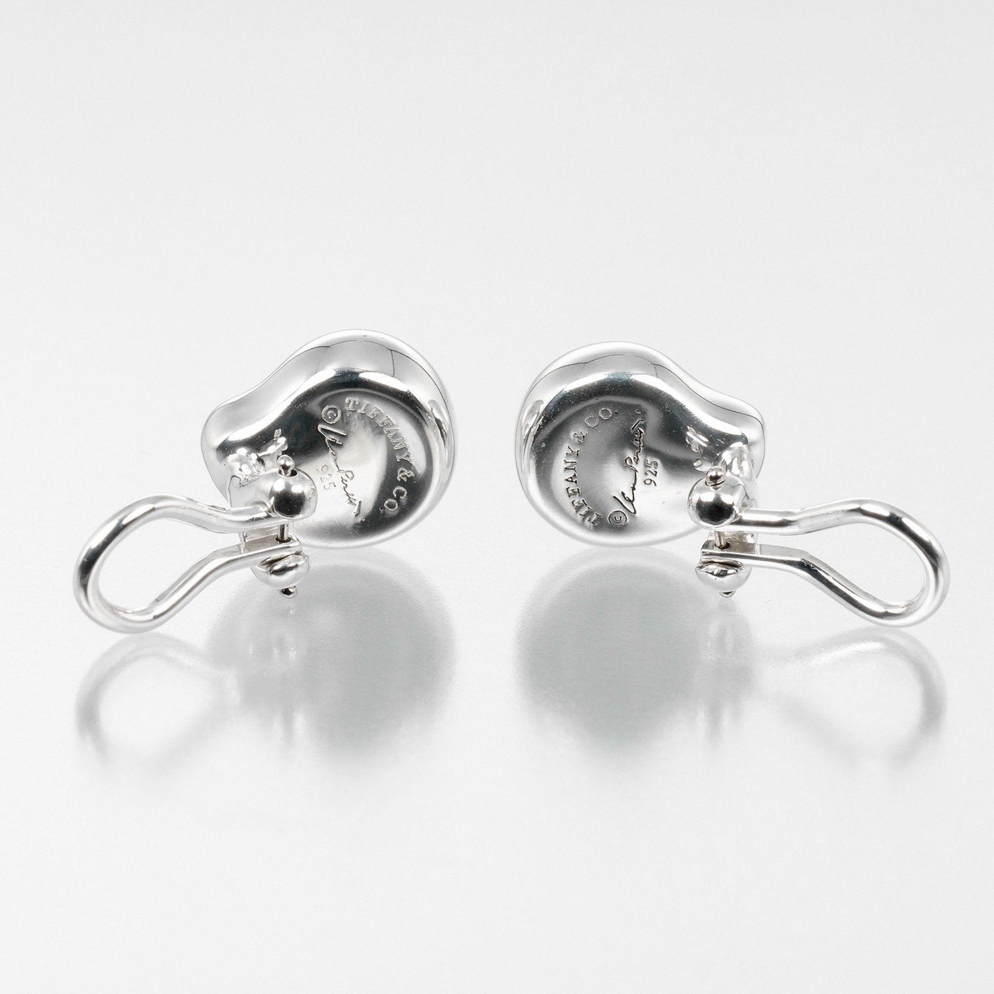 Tiffany & Co. Nugget Earrings, 925 Silver, Approx. 4.9g