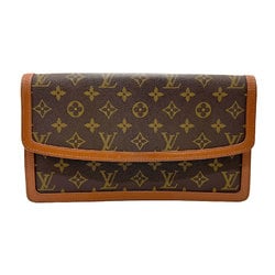 Louis Vuitton LOUIS VUITTON Clutch Bag Monogram Pochette Damme GM Canvas Brown Men's M51810 z1751