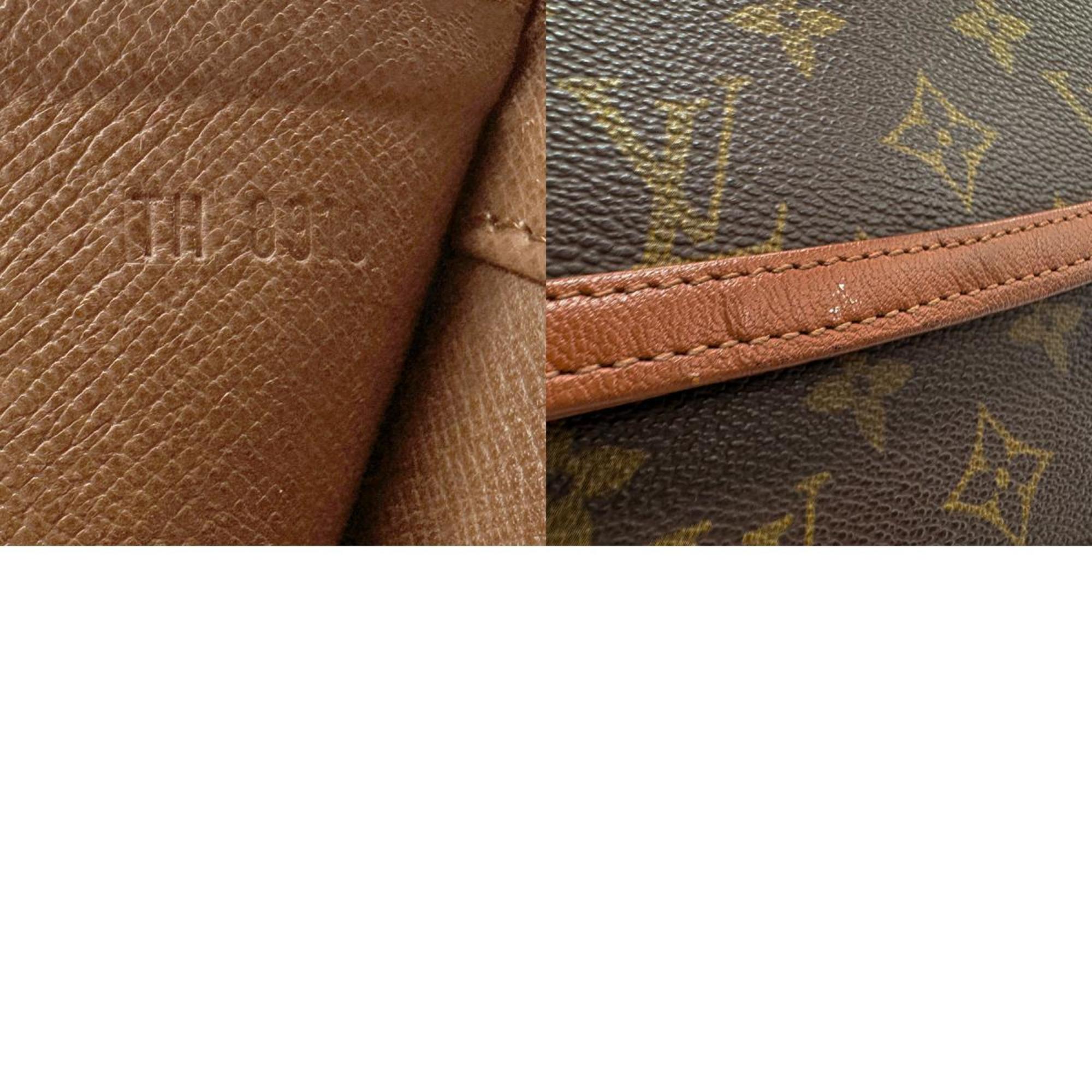 Louis Vuitton LOUIS VUITTON Clutch Bag Monogram Pochette Damme GM Canvas Brown Men's M51810 z1751