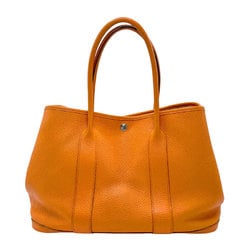 Hermes HERMES Handbag Garden 36 PM Negonda Orange Women's n0048