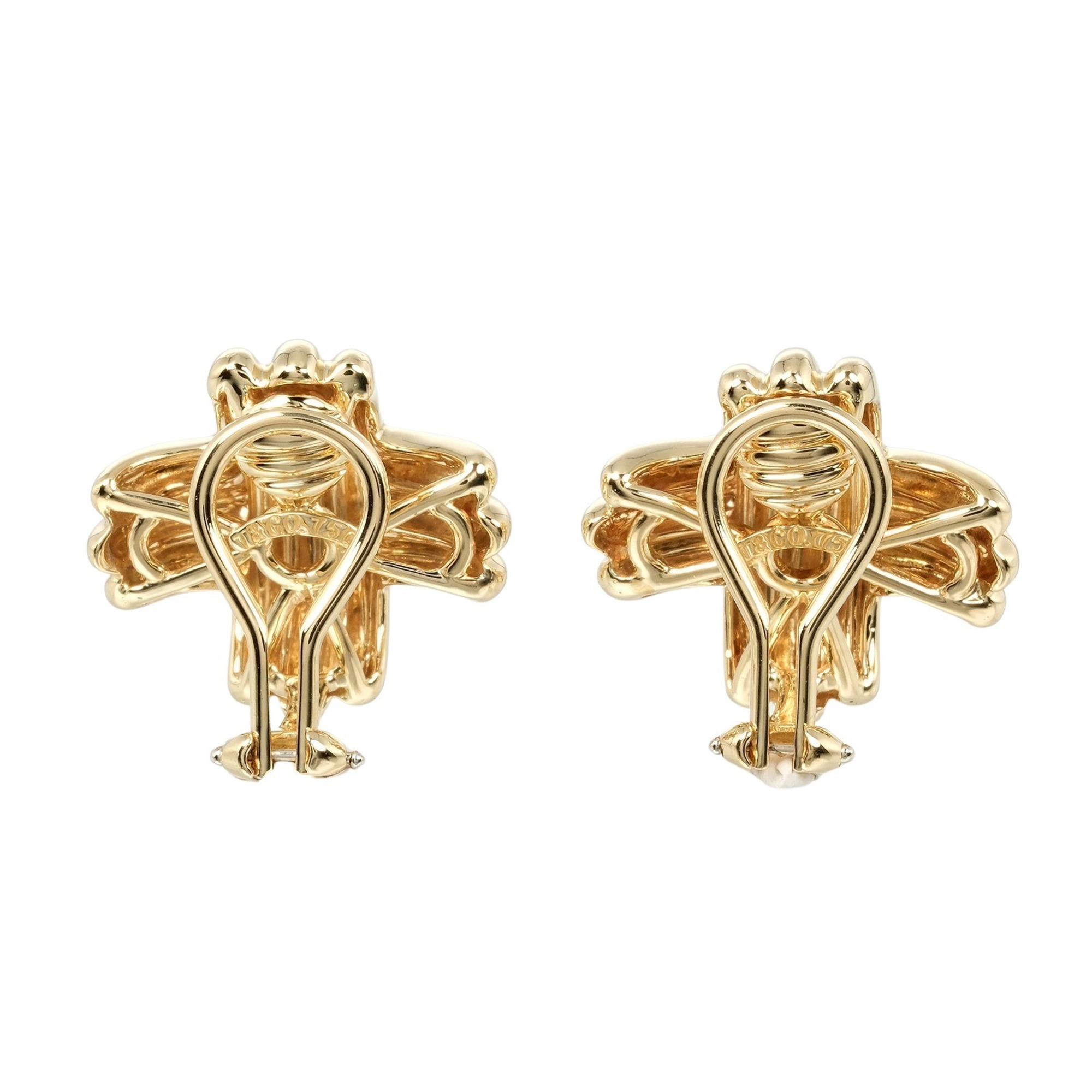 Tiffany & Co. Signature Earrings, 18K Yellow Gold, approx. 14.5g