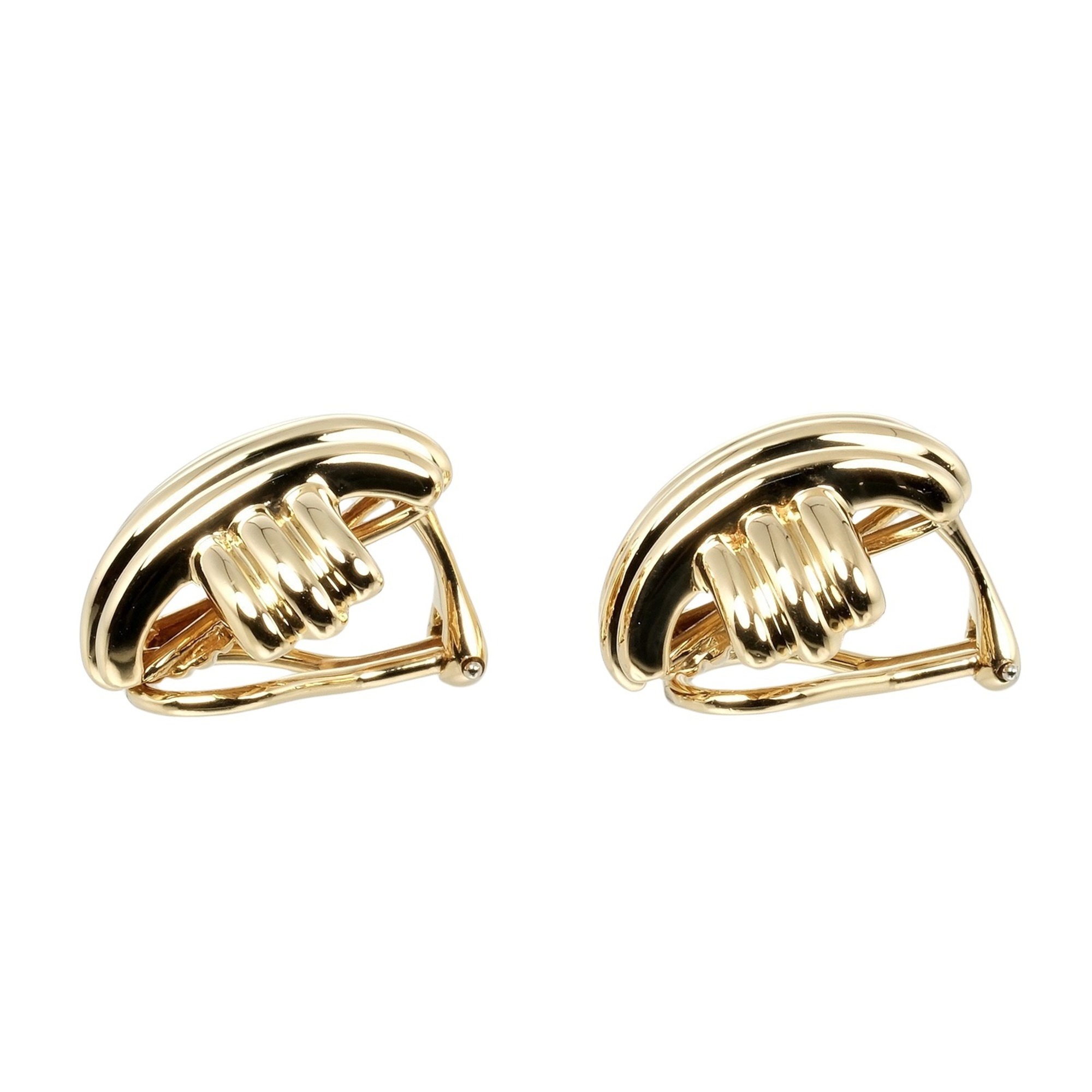 Tiffany & Co. Signature Earrings, 18K Yellow Gold, approx. 14.5g