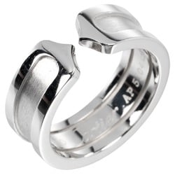 Cartier 2C size 8 ring, K18WG white gold, approx. 7.17g