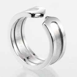 Cartier 2C size 8 ring, K18WG white gold, approx. 7.17g