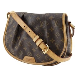 Louis Vuitton Menilmontant PM Shoulder Bag M40474 Monogram Canvas 2013 CT4113 A5 Type Menil Montan Women's