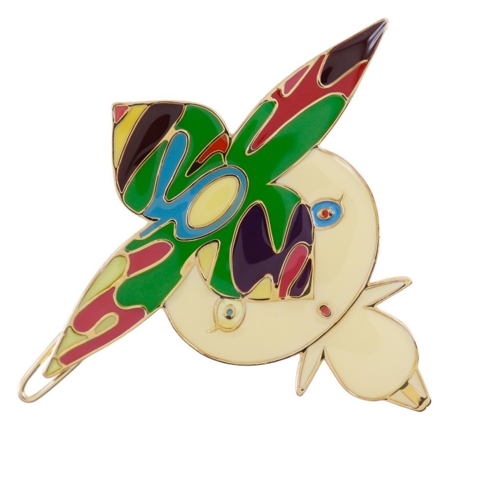 Louis Vuitton LOUIS VUITTON Hairpin 2-piece set Takashi Murakami M92595 Gold-plated for women