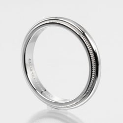 Tiffany & Co. Together Milgrain Ring, Size 8.5, 3mm Model, Pt950 Platinum, Approx. 5.33g