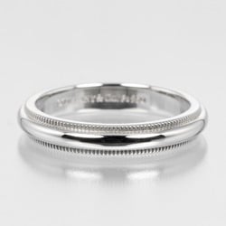 Tiffany & Co. Together Milgrain Ring, Size 8.5, 3mm Model, Pt950 Platinum, Approx. 5.33g