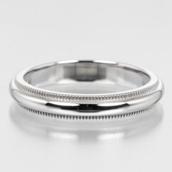 Tiffany & Co. Together Milgrain Ring, Size 8.5, 3mm Model, Pt950 Platinum, Approx. 5.33g