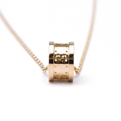 Gucci G Icon Pink Gold (18K) No Stone Men,Women Fashion Pendant Necklace (Pink Gold)