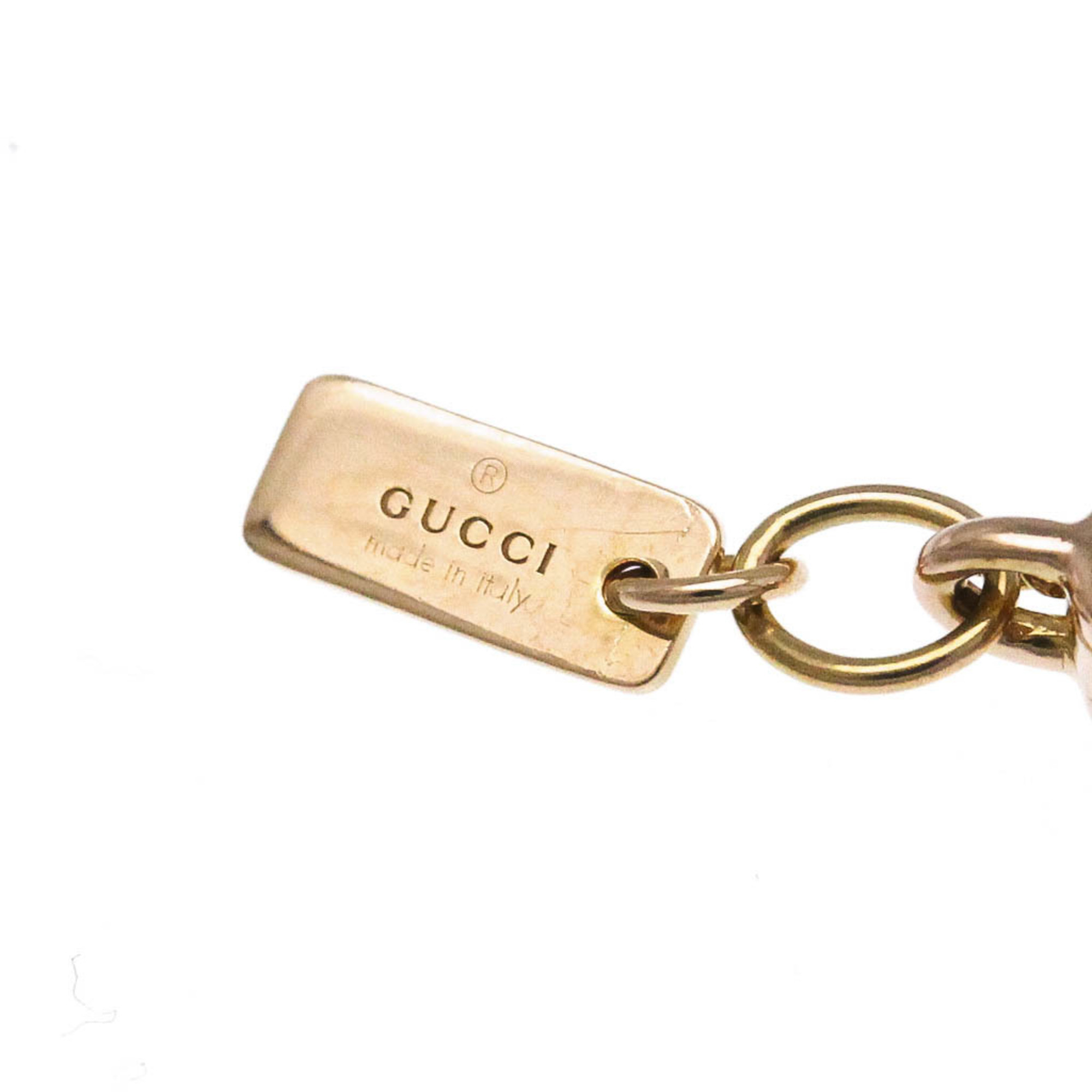 Gucci G Icon Pink Gold (18K) No Stone Men,Women Fashion Pendant Necklace (Pink Gold)