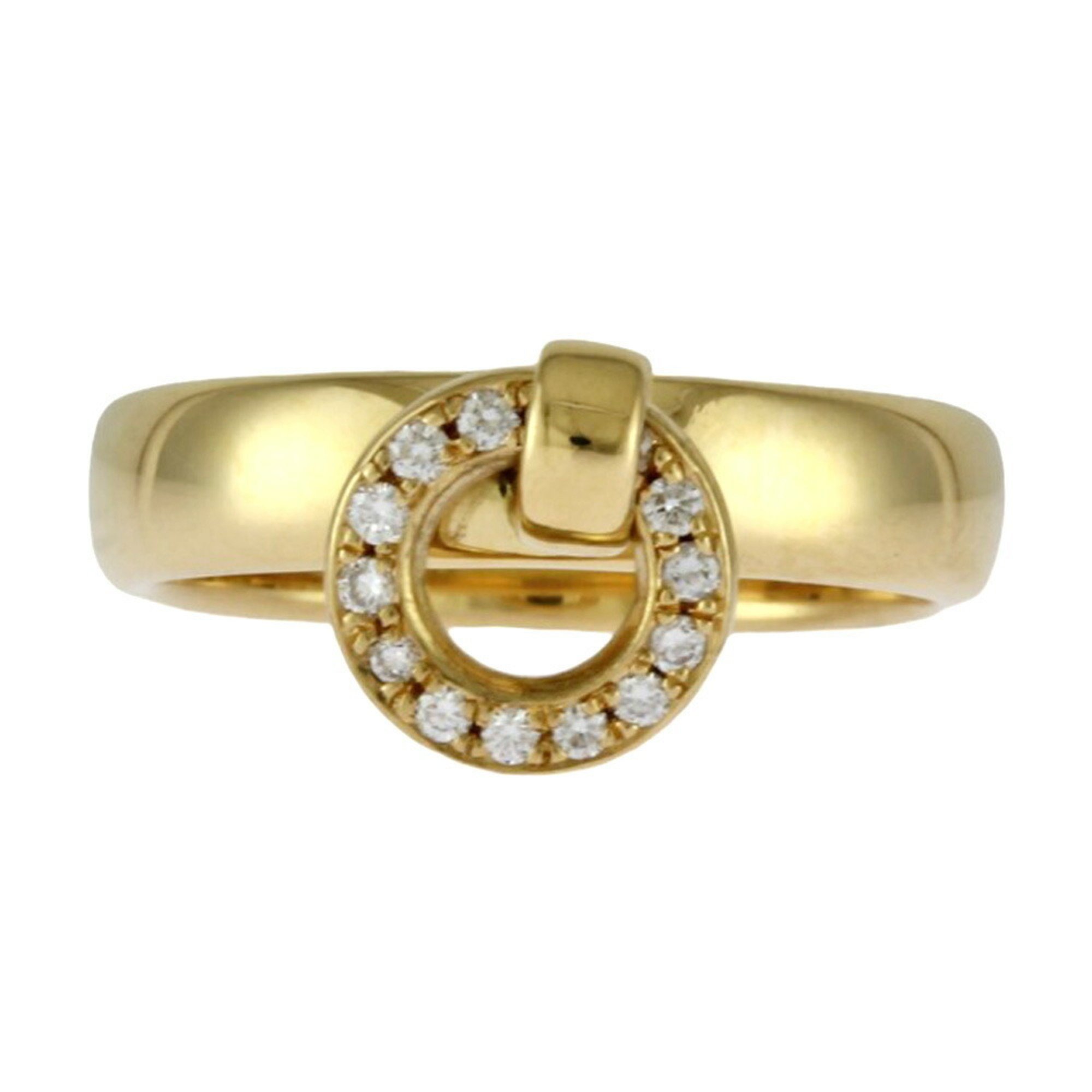 Tiffany ring, size 15, 18k gold, diamond, ladies, TIFFANY&Co.