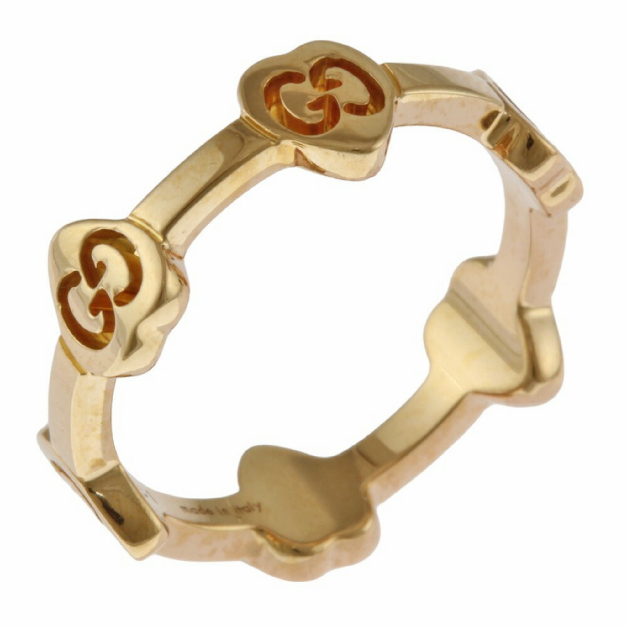 Gucci Heart Icon Ring, Gucci, size 7, 18k gold, women's, GUCCI