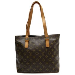 Louis Vuitton LOUIS VUITTON Shoulder Bag Monogram Cabas Piano Canvas Brown Gold Women's M51148 w0567f