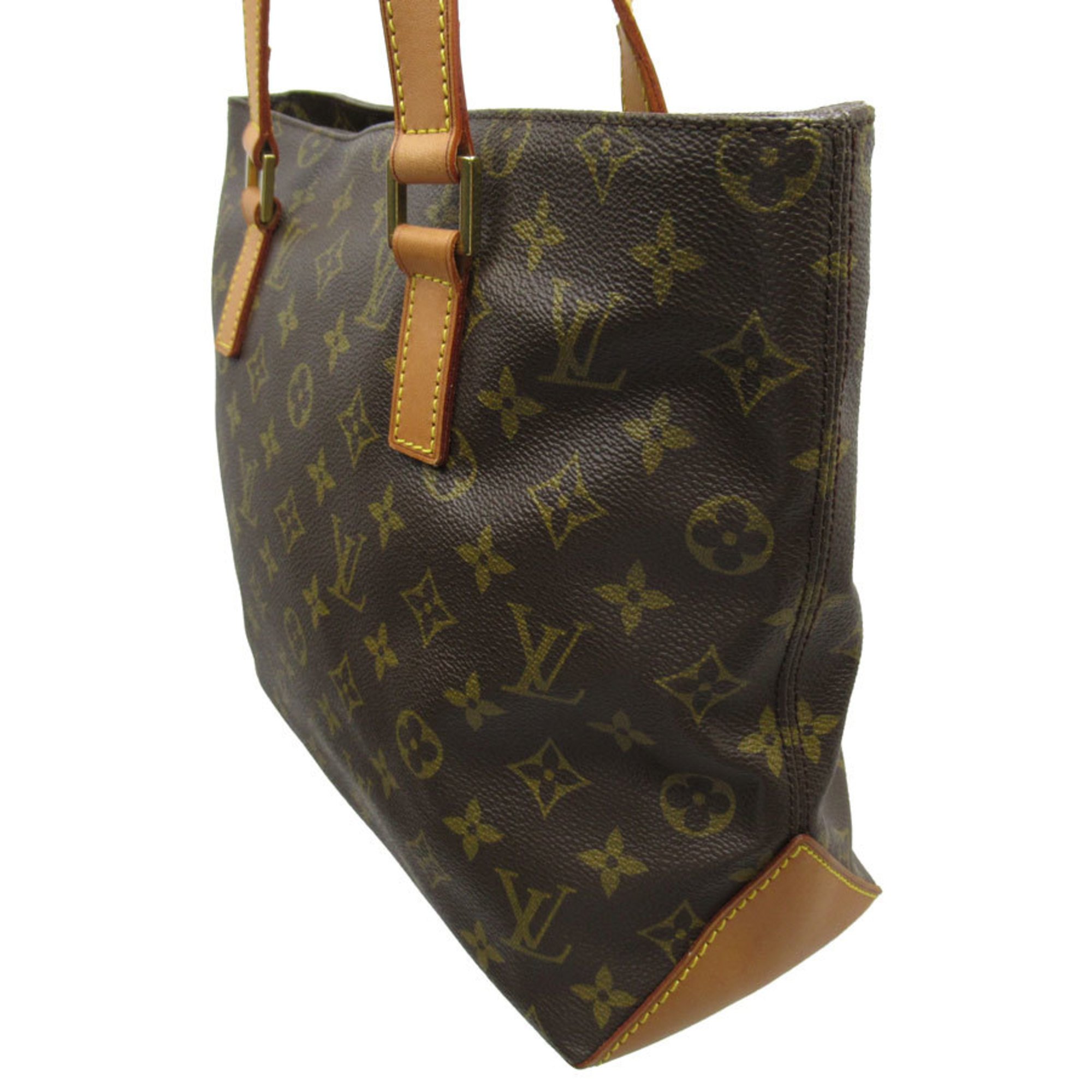 Louis Vuitton LOUIS VUITTON Shoulder Bag Monogram Cabas Piano Canvas Brown Gold Women's M51148 w0567f