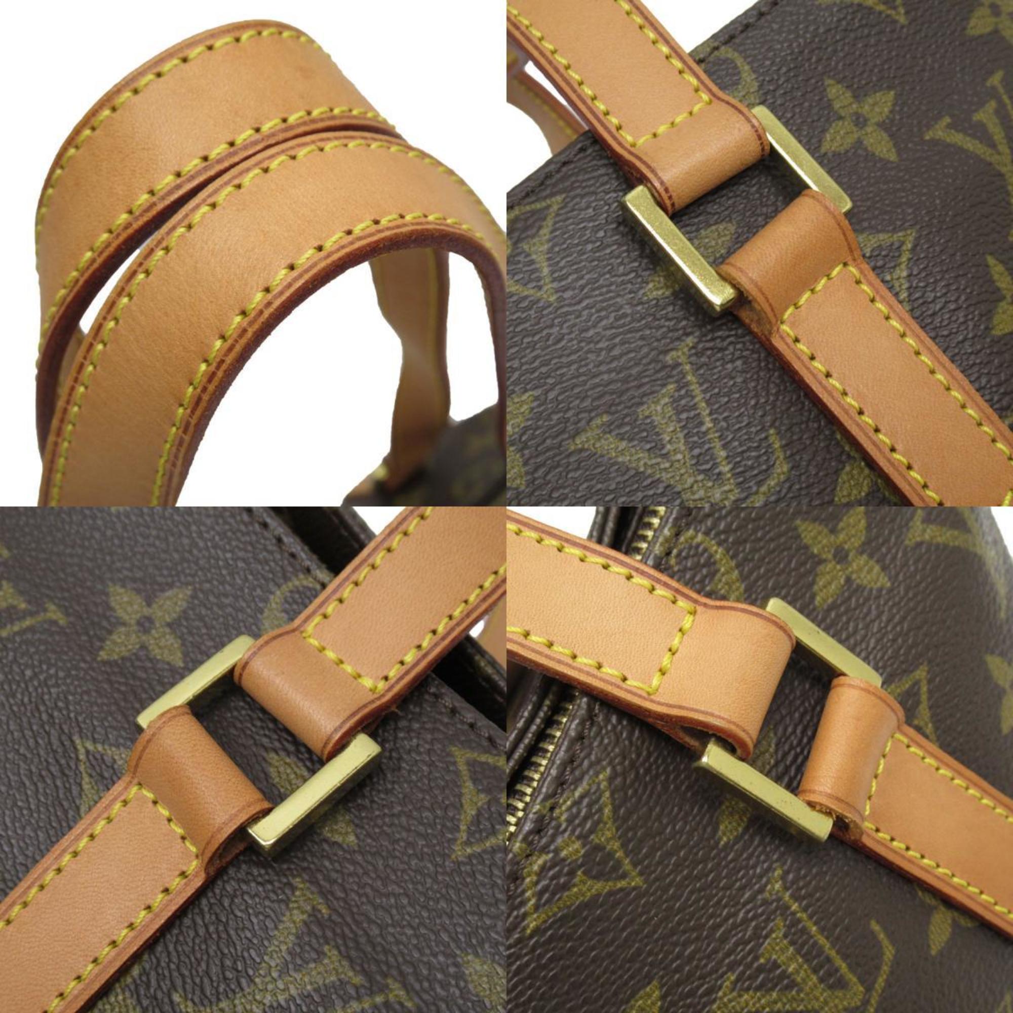 Louis Vuitton LOUIS VUITTON Shoulder Bag Monogram Cabas Piano Canvas Brown Gold Women's M51148 w0567f