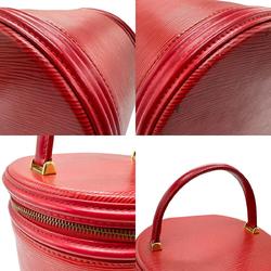 Louis Vuitton Epi Cannes Handbag, Leather, Castilian Red, Men's, Women's, M48037 n0068