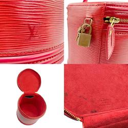 Louis Vuitton Epi Cannes Handbag, Leather, Castilian Red, Men's, Women's, M48037 n0068