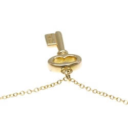 Tiffany Oval Key Necklace Yellow Gold (18K) No Stone Men,Women Fashion Pendant Necklace (Gold)