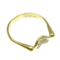 Tiffany Bean Yellow Gold (18K) Fashion Diamond Band Ring Gold