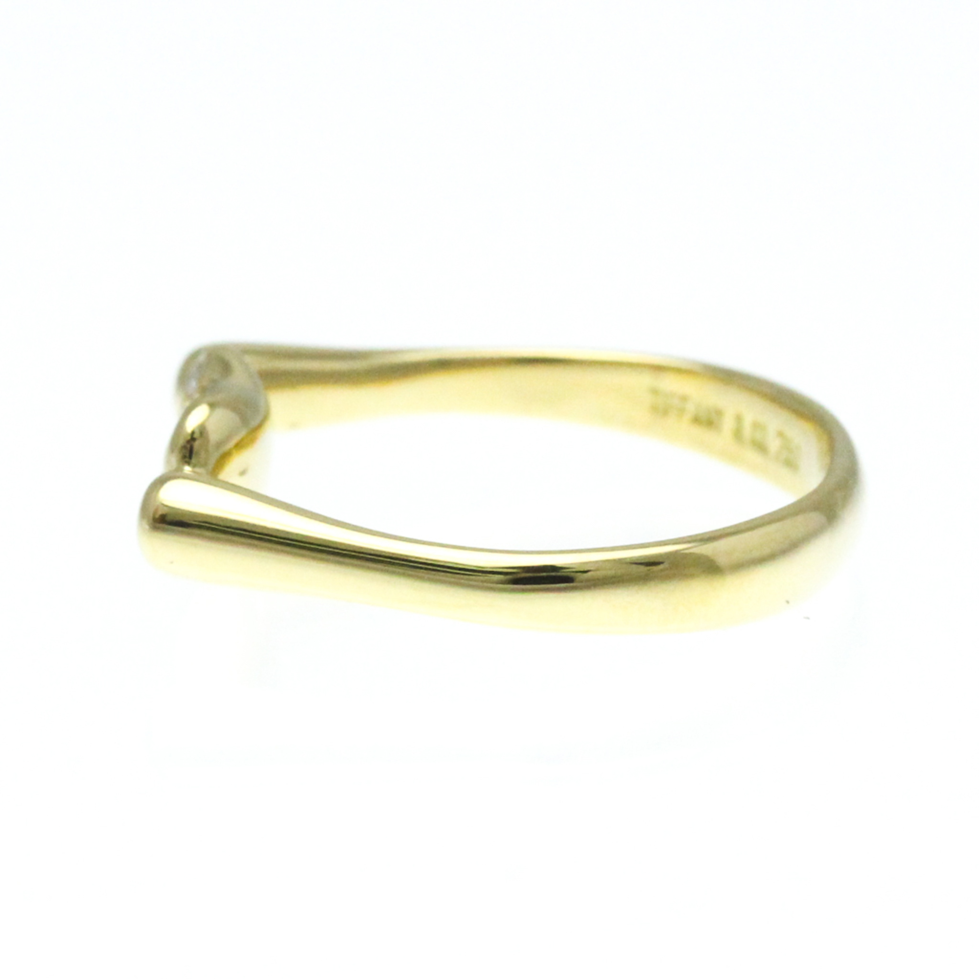 Tiffany Bean Yellow Gold (18K) Fashion Diamond Band Ring Gold