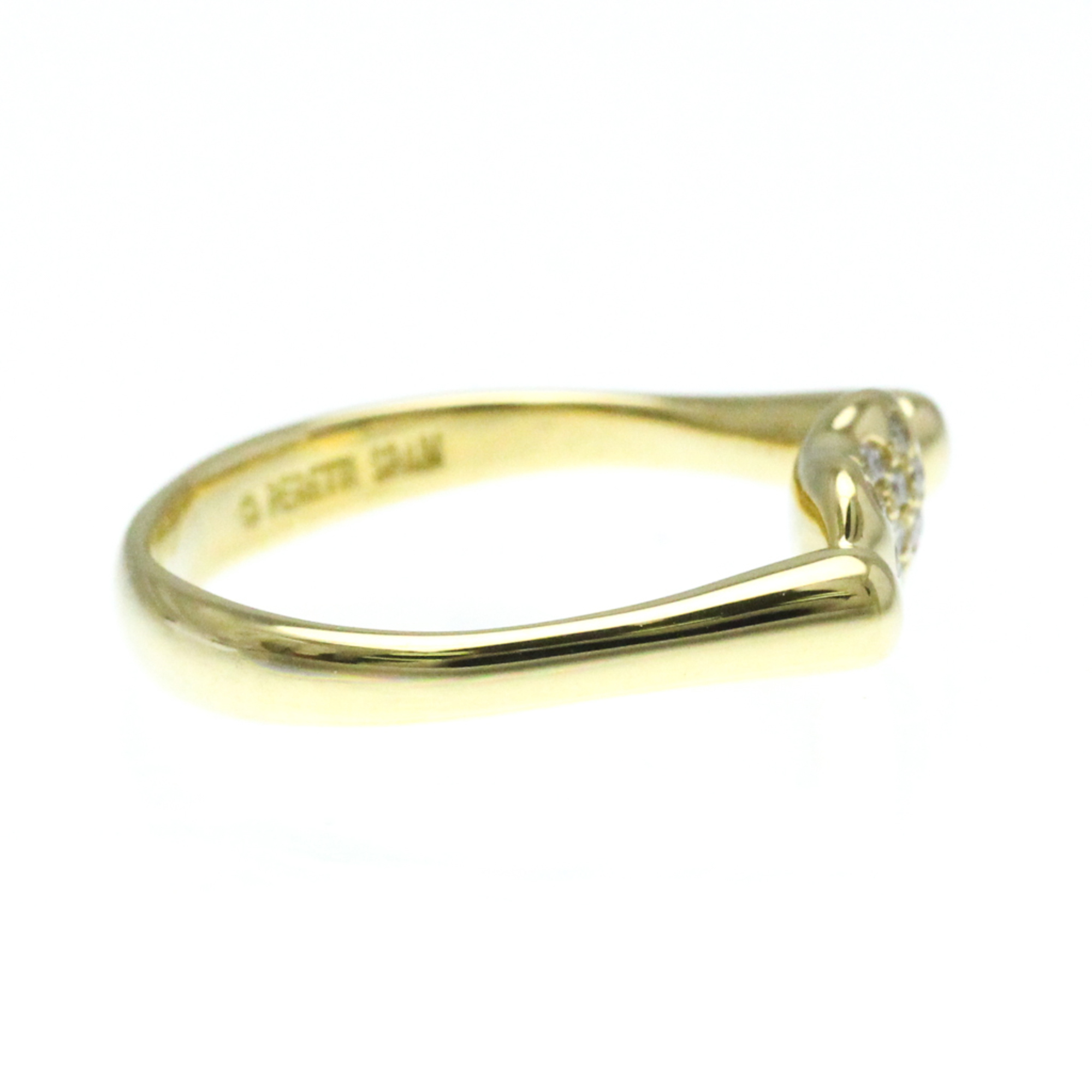 Tiffany Bean Yellow Gold (18K) Fashion Diamond Band Ring Gold