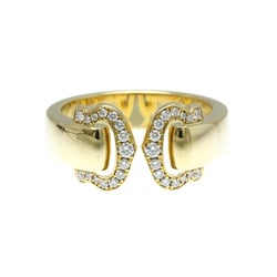 Cartier Boucle C Ring Yellow Gold (18K) Fashion Diamond Band Ring Gold
