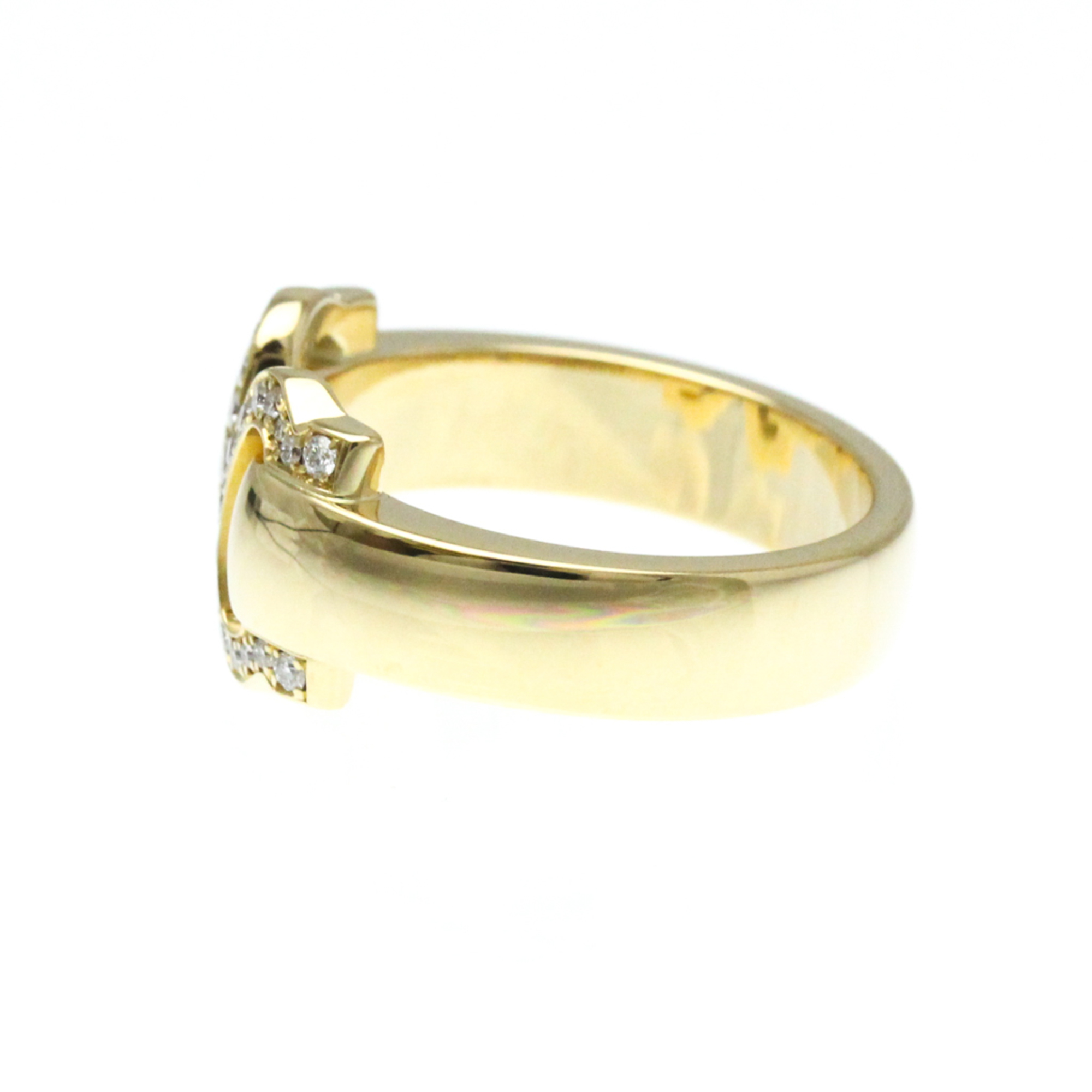 Cartier Boucle C Ring Yellow Gold (18K) Fashion Diamond Band Ring Gold