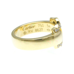 Cartier Boucle C Ring Yellow Gold (18K) Fashion Diamond Band Ring Gold