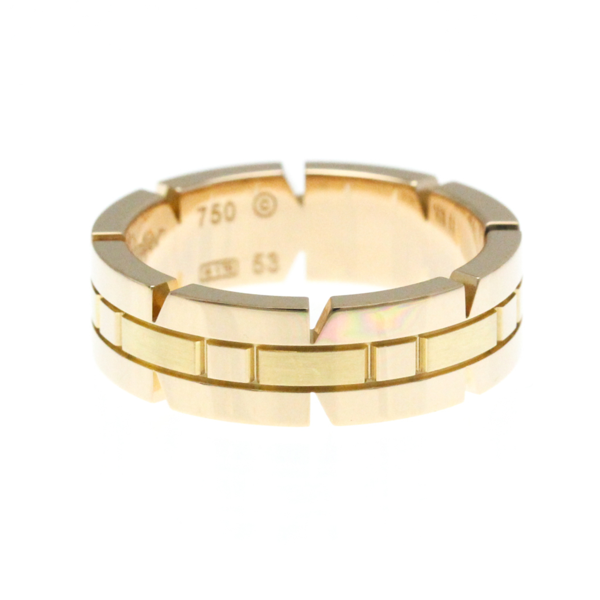 Cartier Tank Francaise Yellow Gold (18K) Fashion No Stone Band Ring Gold