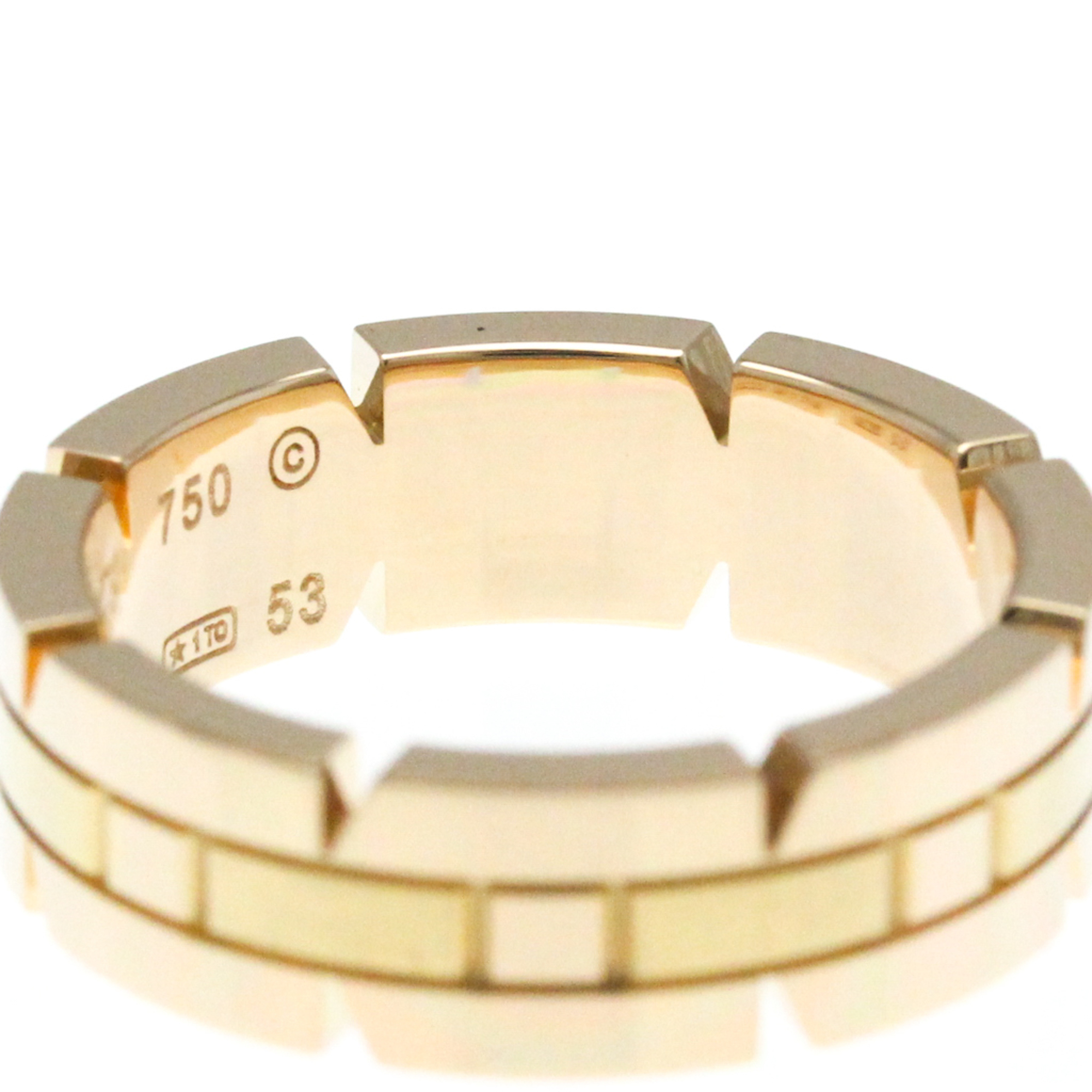 Cartier Tank Francaise Yellow Gold (18K) Fashion No Stone Band Ring Gold