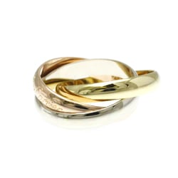 Cartier Trinity Pink Gold (18K),White Gold (18K),Yellow Gold (18K) Fashion No Stone Band Ring Gold