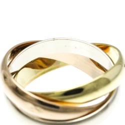 Cartier Trinity Pink Gold (18K),White Gold (18K),Yellow Gold (18K) Fashion No Stone Band Ring Gold